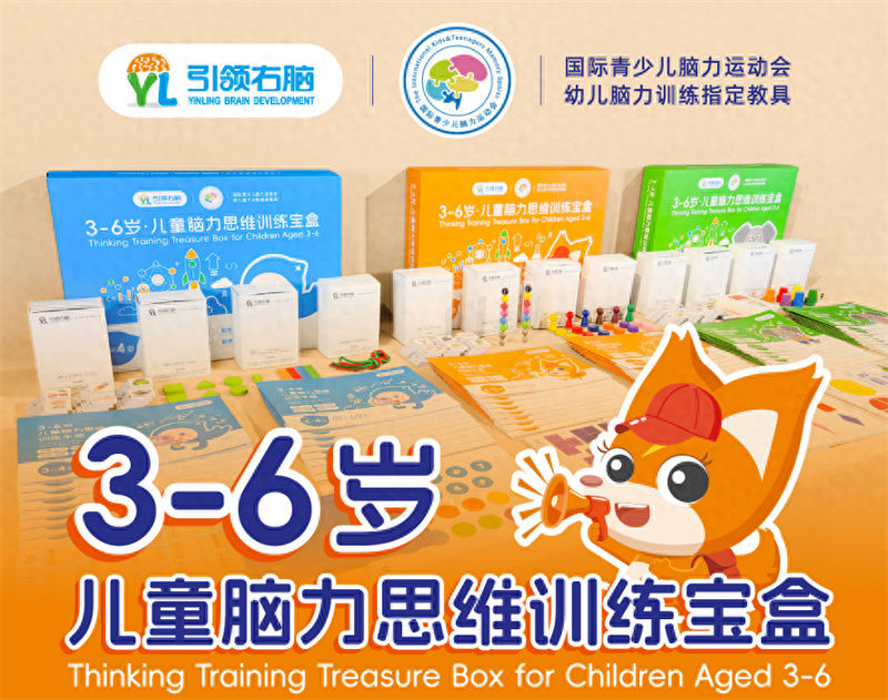 3-6岁儿童脑力思维训练宝盒